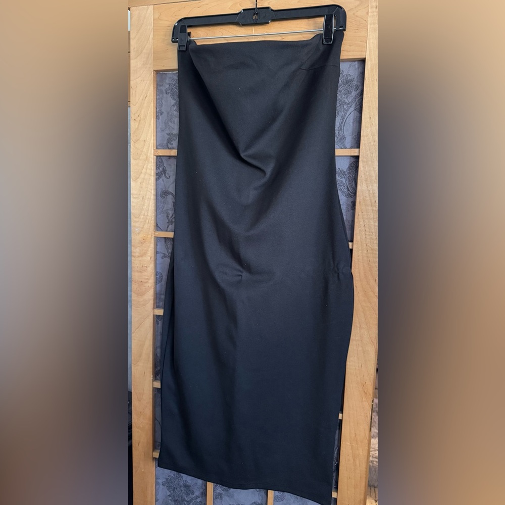 Revolve/Superdown Classic Black Strapless Dress - image 1